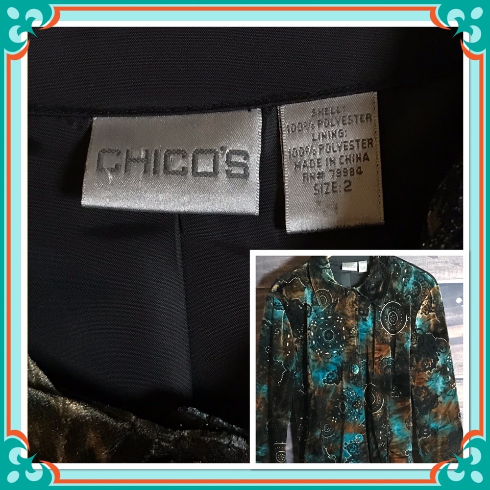 Chico’s button up jacket - Picture 5 of 10
